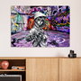 Wallity Pintura en Vidrio Templado Decorativo Multicolor 70 x 100 cm